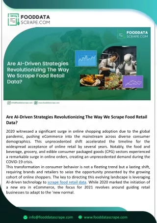 Are AI-Driven Strategies Revolutionizing the Way We Scrape Food Retail Data?