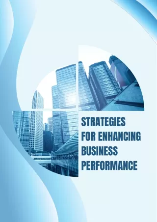 Strategies for Enhancing Business Performance