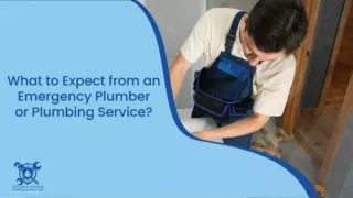 What to Expect from an Emergency Plumber or Plumbing Service