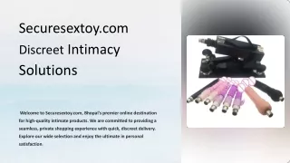 Securesextoycom-Discreet-Intimacy-Solutions | call us 9831491115