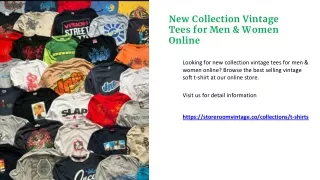 New Collection Vintage Tees for Men & Women Online