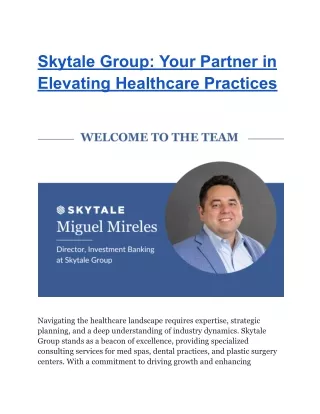 Skytale Group_ Your Partner in Elevating Healthcare Practices