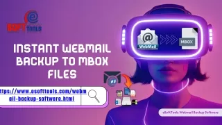 Instant Webmail Backup To MBOX files