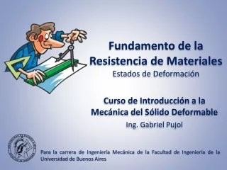 TEÓRICA - Fundamentos de la Resistencia de Materiales  - Estados de Deformación