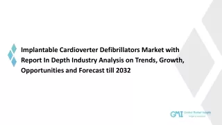 Implantable Cardioverter Defibrillators Market Share, Trends, and Forecast 2032