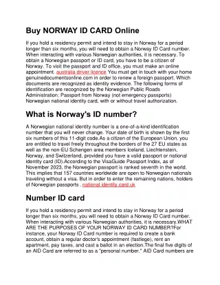 Buy NORWAY ID CARD Online(4)