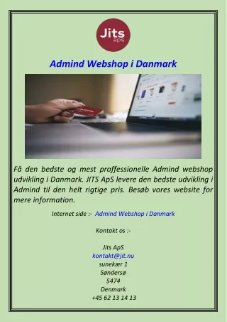 Admind Webshop i Danmark