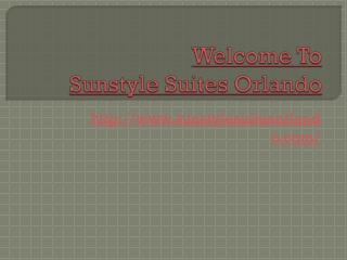 Sunstyle Suites Walt Disney World