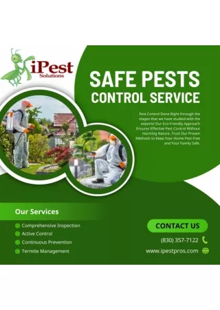 Reliable Pest Control Experts Serving College Station, San Antonio, and Waco, Te