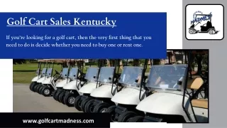 Golf Cart Sales Kentucky