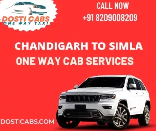 Chandigarh to Shimla One Way Cab Services