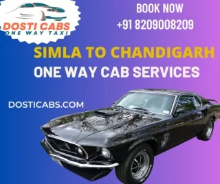 Shimla to Chandigarh One Way Cab Services