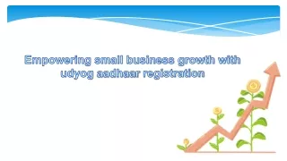empowering small business growth with udyog aadhaar registration
