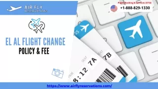 How much does it cost to change the El Al flight date?