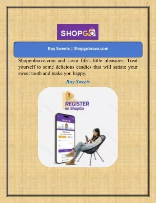 Buy Sweets  Shopgobravo.com