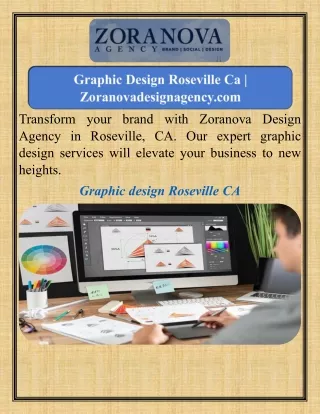 Graphic Design Roseville Ca  Zoranovadesignagency.com