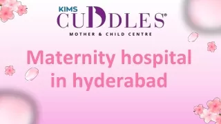 Maternity hospital in hyderabad