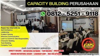 0812-5251-9118 Jasa Paket Outbound Malang untuk Rapat Koordinasi Perusahaan di Musi Rawas