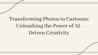 Photo to cartoon ai