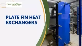 Optimizing Performance with Plate Fin Heat Exchangers