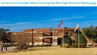 14 Factors to Consider When Choosing the Best High School in Mississauga