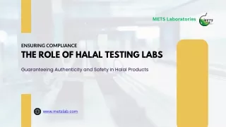 Halal Testing Lab