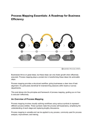 Process Mapping Essentials: A Roadmap for Business Efficiency