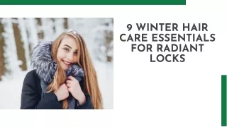 9 Winter Hair Care Essentials for Radiant Locks