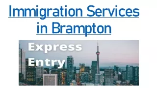 Immigration Services in Brampton