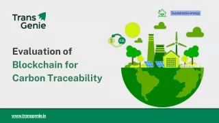 Evaluation of Blockchain for Carbon Traceability