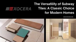 The Versatility of Subway Tiles A Classic Choice for Modern Homes