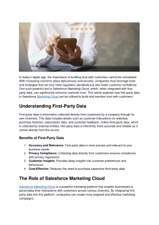 Building Trust with Customers_ The Role of First-Party Data in Salesforce Marketing Cloud (1)