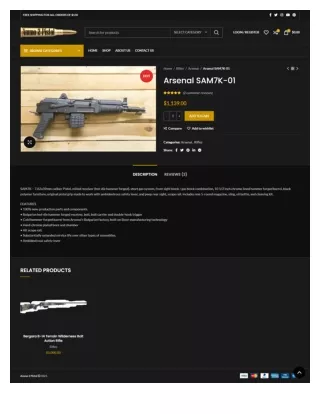 Arsenal SAM7K-01 in USA