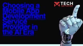 TechMetronix- Mobile App Development Service Provider in Delhi