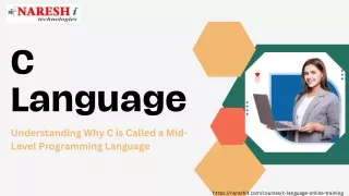 C called a mid-level programming language