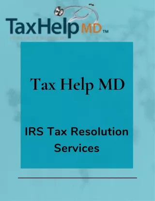 Tax Relief Made Easy The Liability Resolution Program