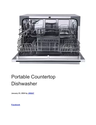 Portable Countertop Dishwasher