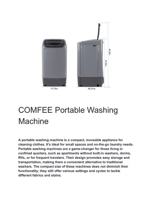COMFEE Portable Washing Machine