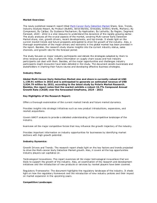 Multi-cancer Early Detection Market