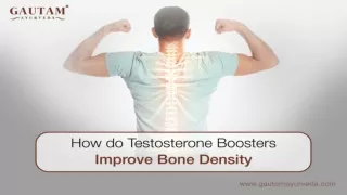 How Do Testosterone Boosters Improve Bone Density