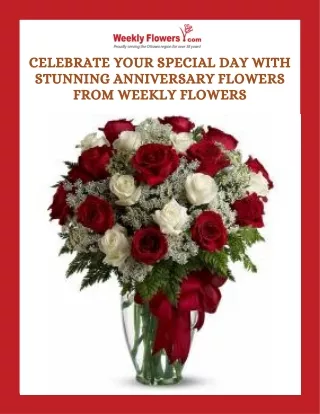 Celebrate Elegance Anniversary Bouquets by Weekly Flowers