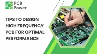 Tips to design High Frequency PCB for optimal performance Frank Sampo