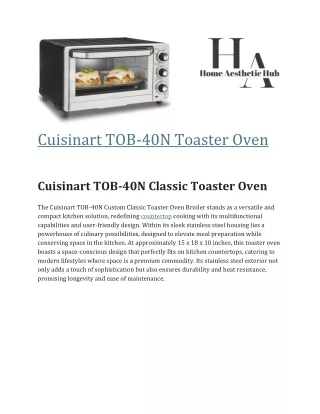 Cuisinart TOB-40N Toaster Oven