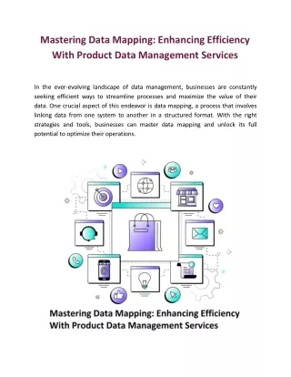 Mastering Data Mapping: Enhancing Efficiency With PDM Services