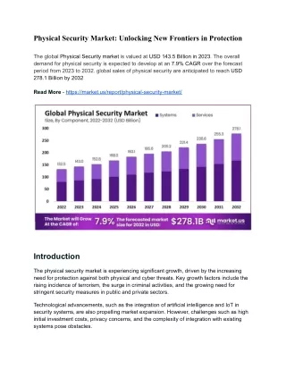 Physical Security Market