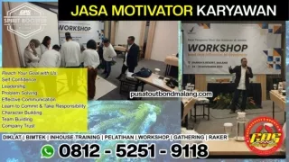 0812-5251-9118 Outbound Pelatihan Kepemimpinan untuk Bimbingan Teknis Perusahaan di Kota Pekalongan