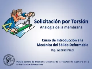 TEÓRICA - Solicitación por Torsión - Analogía de la membrana