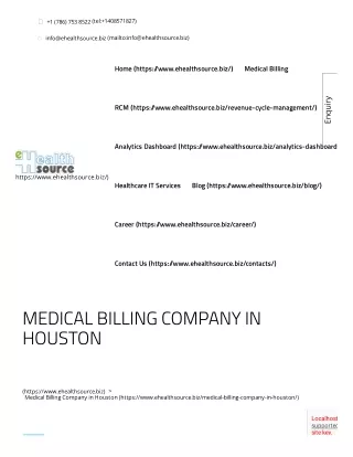 Top Medical Billing Companies in Houston: Enhancing Healthcare Efficiency