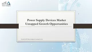 Power Supply Devices Market