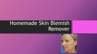 home remedy skin blemish